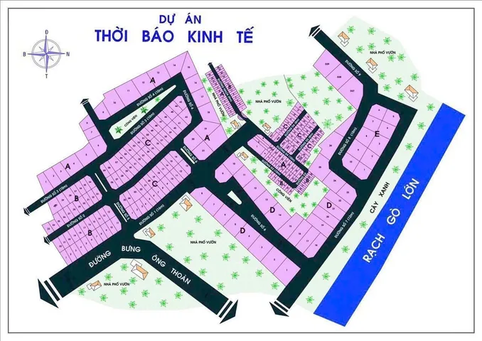 Đất biệt thự 450m2( 20 x 23) hẻm 68 Bưng Ông Thoàn, Phú Hữu, giá 19 tỷ.