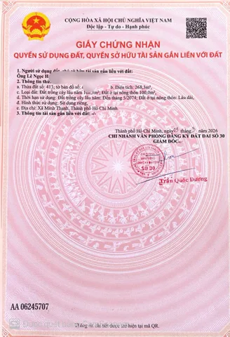 Đất Vị Trí Đẹp Giá F0 CẦN BÁN Nhanh LÔ ĐẤT Xã Minh Thạnh Dầu Tiếng HCM
