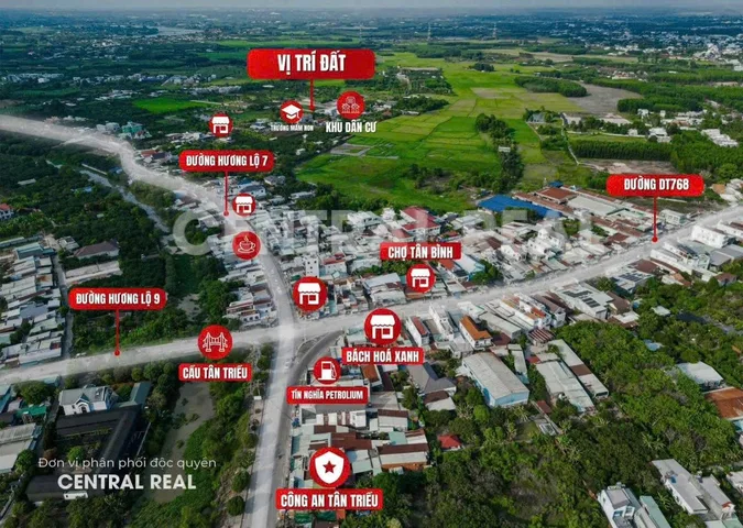 BÁN ĐẤT SỔ HỒNG RIÊNG THỔ CƯ-GẦN SÔNG MÁT MẺ-BỬU LONG BIÊN HÒA