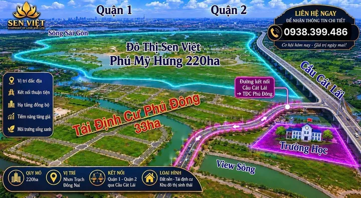 🔥 HOT – ĐẤT TÁI ĐỊNH CƯ PHÚ ĐÔNG  🔥
0938399486 - chọn vị đẹp view sông giá tốt!