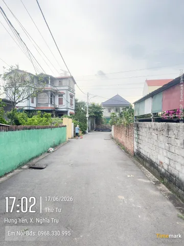 🔥 Chỉ từ 1,x tỷ đồng sở hữu ngay đất ở Nghĩa Trụ – Văn Giang.

📍 Diện tích hơn 40m², đường nhựa 5m ô tô tránh.
✅ Liền kề Vinhomes Ocean Park 2–3, gần Vành đai 3.5, cầu Ngọc Hồi.
✅ 100m tới trường mầm non, 500m đầy đủ chợ, trường học, tiện ích.
💰 Giá 