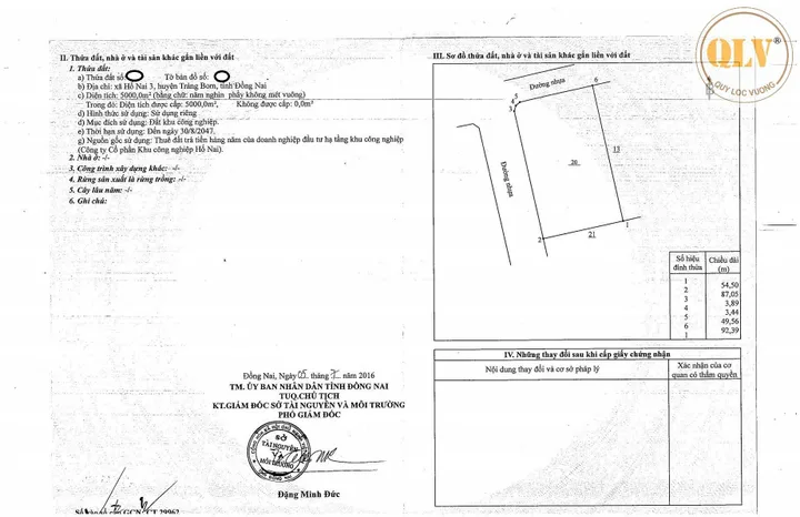BÁN NHÀ MÁY KCN HỐ NAI 3, TRẢNG BOM, ĐỒNG NAI – 5.000m²