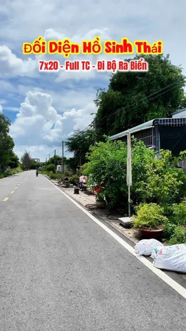 THANH LÝ LÔ ĐẤT ĐỐI DIỆN HỒ SINH THÁI LỘC AN – GIÁ 2TY2
