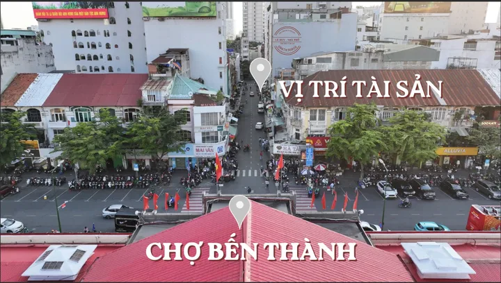 *Trực diện cửa tây Chợ Bến Thành* [8,4 x 20] Nguyễn An Ninh, P. Bến Thành Quận 1