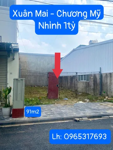 Cắt lô muốn bán gâp mảnh đất cách ngã Tư Xuân Mai 1km dân cư đông lô góc, đường vào Đất 2 ô tô tránh gần trường học gần chợ, cách QL6 300m gần bến xe Yên Nghĩa về Mỹ Đình chỉ 20p lái xe ai quan tâm gọi ngay cho em 0965317693