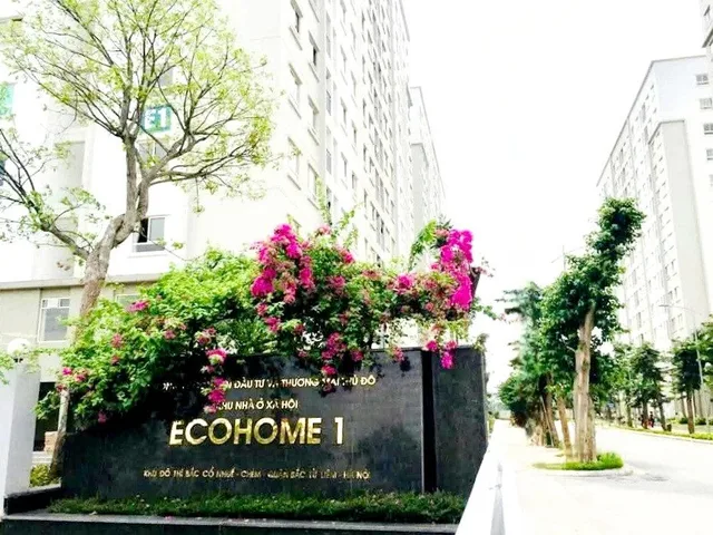 Căn hộ tầng cao, dt 65m x 2PN x 2WC, Tòa CC Ecohome 1, Đông Ngạc, Hà Nội