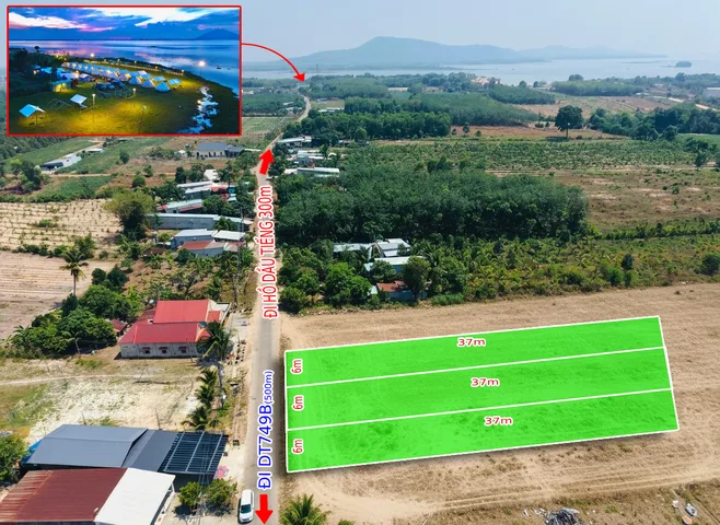 Đất nền ven hồ, đường nhựa dân đông, sổ hồng riêng công chứng ngay