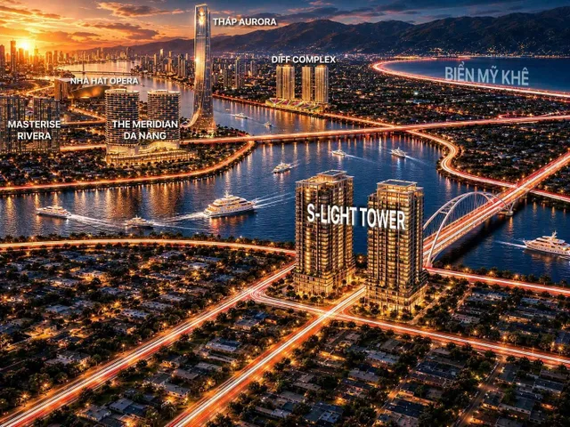 Hàng hiếm căn studio S-Light Tower trực diện sông Hàn-suất ngoại giao duy nhất