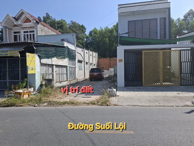 Bán đất thổ cư 5 x 21 mặt tiền đường Suối Lội xã Củ Chi..
