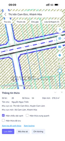 Bán Đất 6 tỷ Thị trấn Cam Đức Huyện Cam Lâm Khánh Hòa
