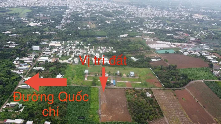 Bán Đất 135m2 có sẵn 90 m2 thổ cư giá 680 triệu tại Đường Đông Hòa 7Km Xã Hưng Thịnh Huyện Trảng Bom Đồng Nai