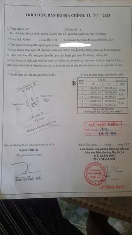 Bán đất mặt tiền La sơn phu tử, Phường Vĩnh Quang cũ!