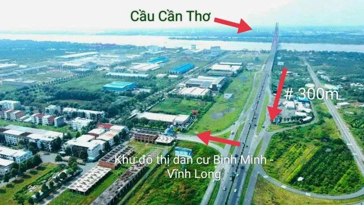 Bán Đất 95m2 full thổ cư có sẵn 95 m2 thổ cư giá ngộp tại Bình Minh Vĩnh Long