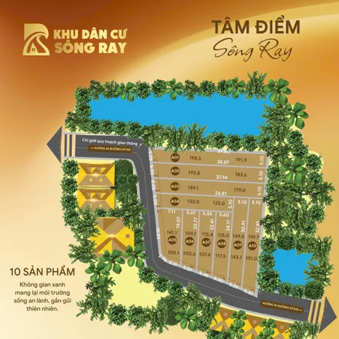 MỞ BÁN 10 NỀN ĐẤT SỔ HỒNG RIÊNG – TRUNG TÂM XÃ SÔNG RAY, TP. ĐỒNG NAI- GIÁ CHỈ 400 TRIỆU