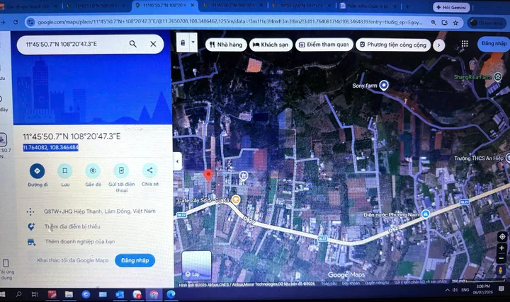 Bán Đất 849m2 có sẵn 509 m2 thổ cư giá 8 tỷ tại Xã Liên Hiệp Huyện Đức Trọng Lâm Đồng
