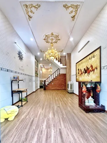 BÁN NHÀ KẾ THPT NGUYỄN HỮU CẢNH HƯƠNG LỘ 2 BÌNH TÂN 5 TẦNG 6 PHÒNG NGỦ 5.95 TỶ HẺM XE HƠI