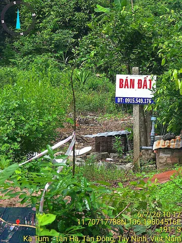 Bán Đất 1300m2 có sẵn 150 m2 thổ cư giá 2.4 tỷ tại Xã Tân Đông Huyện Tân Châu Tây Ninh