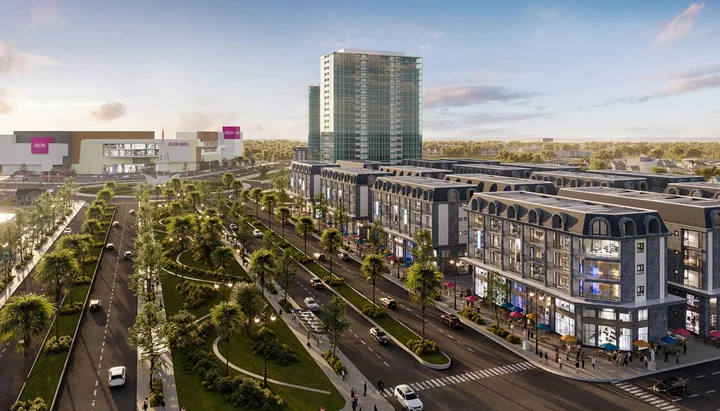 Shophouse Mặt Tiền đường Võ Nguyên Giáp đối diện Aeon Mall Huế