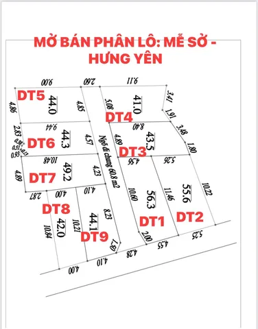 Bán Đất 41m2 có sẵn 41 m2 thổ cư giá 1.38 tỷ tại Xã Mễ Sở Huyện Văn Giang Hưng Yên