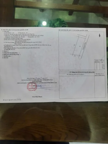 Bán Đất 272m2 có sẵn 65 m2 thổ cư giá 2.7 tỷ tại Thị trấn Gia Ray Huyện Xuân Lộc Đồng Nai