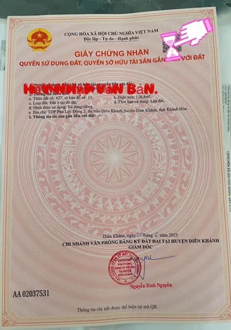 Bán Đất 126.8m2 có sẵn 126.8 m2 thổ cư giá 2.28 tỷ tại Thị trấn Diên Khánh Huyện Diên Khánh Khánh Hòa