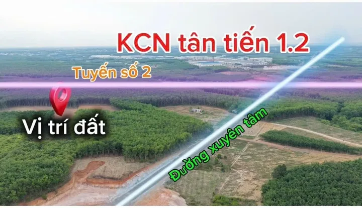 Đất Xây Trọ Sát Xuyên Tâm Gần KCN Tân Tiến
