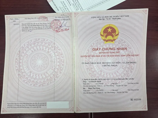 Bán Đất 6671m2 giá 500 triệu tại Xã Tiên Hoàng Huyện Cát Tiên Lâm Đồng