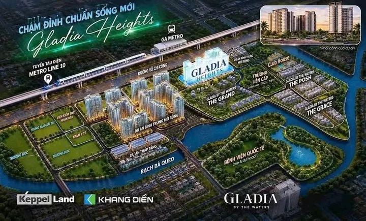GLADIA HEIGHTS KHANG ĐIỀN – CĂN HỘ VEN SÔNG CAO CẤP MỚI TẠI KHU ĐÔNG TP.HCM
