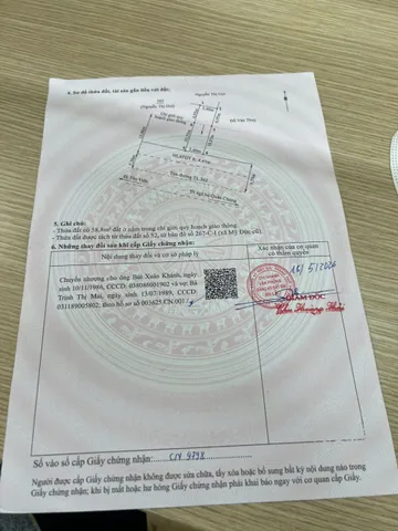07.2026.Bán Đất 94m2 . mặt đường 362. giá 3.15 tỷ . Mỹ Đức . liên hệ 0362558882