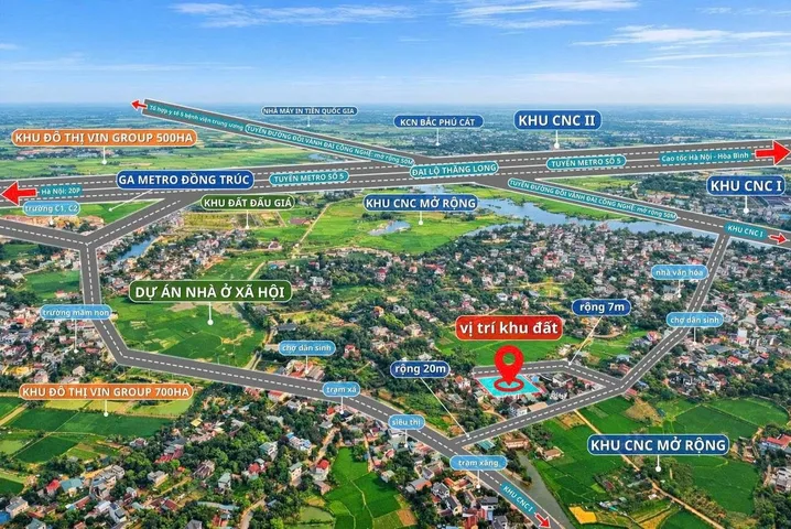 Bán Đất 99m2 Full Thổ Cư Giá 2.2 Tỷ - Xã Hạ Bằng Huyện Thạch Thất Hà Nội