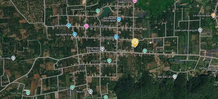 Bán Đất 150m2 có sẵn 60 m2 thổ cư giá 1.3 tỷ tại KOM LEO Xã Hòa Thắng Thành phố Buôn Ma Thuột Đắk Lắk