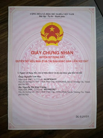 Bán đất đấu giá Tổ 3 Quang Minh Mê Linh 102m2 sát đường Võ Văn Kiệt giá 55tr/m2