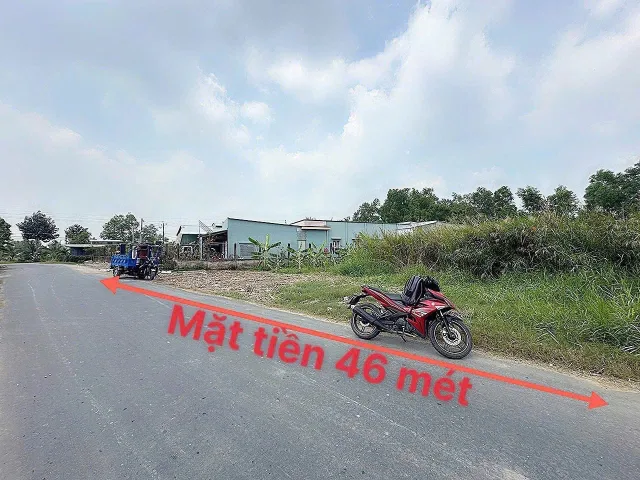 🌈🌈 1640m² mặt tiền nhựa Tại Tân Bình, Tân Trụ - Sát bên KCN An Nhựt Tân