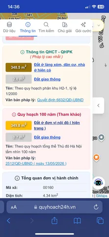 BÁN NHÀ MẶT ĐƯỜNG VÕ CHÍ CÔNG, QUY HOẠCH ỔN ĐỊNH 100 NĂM, LÔ GÓC 3 MẶT THOÁNG, VỈA HÈ 7 MÉT, DT 349 M2+ MT 9.6 M, GIÁ CHỈ 449TR/M2
