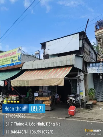 Lộc ninh bình phước tổng diện tích 1.690m² lô 1 177m² lô 2 1.513m²