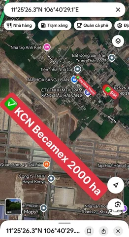 Bán Đất 225m2 có sẵn 50 m2 thổ cư giá 500 triệu tại Xã Minh Thành Thị xã Chơn Thành Bình Phước