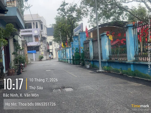 Bán Đất 112m2 có sẵn 112 m2 thổ cư giá 3.75 tỷ tại - Chọn - Xã Văn Môn Huyện Yên Phong Bắc Ninh