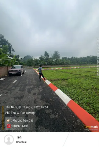 Bán Đất 80m2 có sẵn 80 m2 thổ cư giá 395 triệu tại - Chọn - Xã Cao Dương Huyện Lương Sơn Hòa Bình