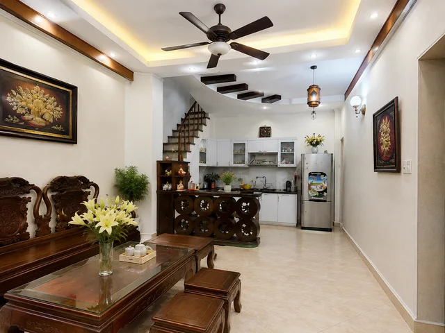 Bán nhà Khương Trung, Thanh Xuân – Giá 18 tỷ – DT 56m² x 5 tầng – MT 6.1m – Mặt tiền hiếm, 3 mặt thoáng, Tiềm năng nâng cấp