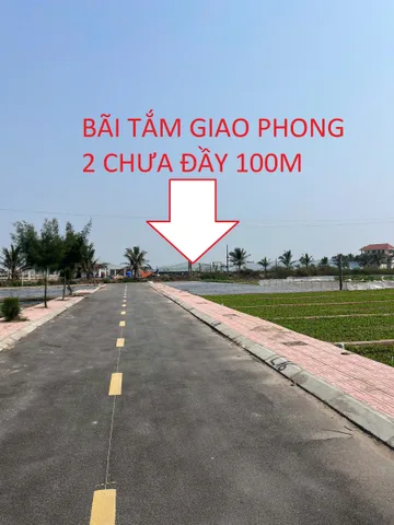 Chính chủ có lô đất mặt biển, gần khu công nghiệp VSIP cần bán giá 900tr