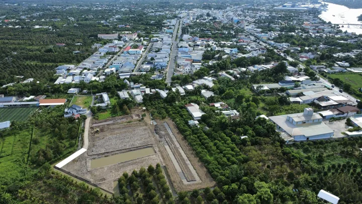Bán Đất 580m2 có sẵn 90 m2 thổ cư giá 1.29 tỷ tại - Chọn - Xã Tân Hội Thành phố Vĩnh Long Vĩnh Long