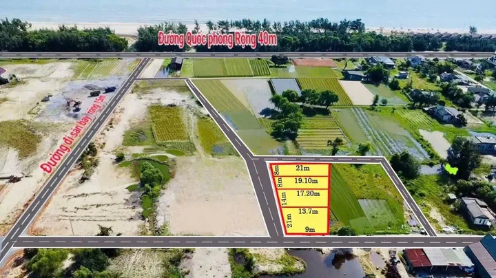 Bán lô đất diện tích lớn , full đất ở  cách bãi tắm  Gio Hải chỉ 100m