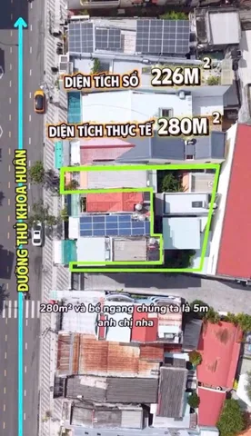 Bán nhà 280m² đường Thủ Khoa Huân, Phú Thủy trung tâm kinh doanh sầm uất