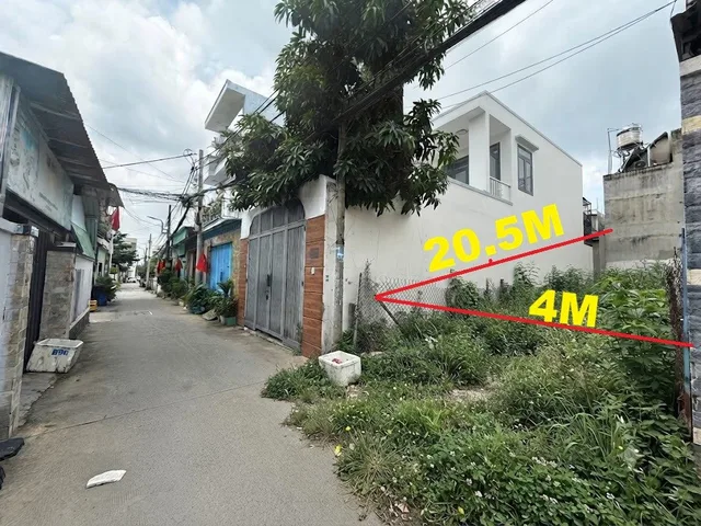 Bán đất đường Lê Thị Riêng, Thới An, Quận 12, diện tích 4x20.5m gần 80m2, hẻm ô tô, sổ hồng riêng, giá 4.75 tỷ