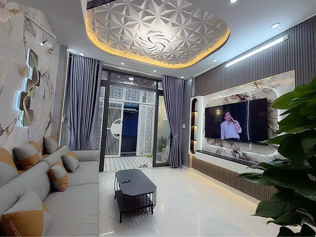 Nhà mới 100% ngay trung tâm Tân Hưng Q7; ngang 4m vuông; 4PN có phòng trệt; cách HXH 10m