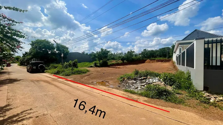Bán đất 16x78=1284m2 thổ cư 100 m2, đường rộng xe tải tránh nhau