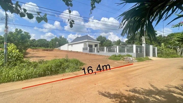 Bán đất 16x78=1284m2 thổ cư 100 m2, đường rộng xe tải tránh nhau