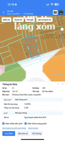 Bán Đất 167m2 có sẵn 167 m2 thổ cư giá 25 tỷ tại Đường Nguyễn Văn Linh - Chọn - Phường Long Biên Hà Nội