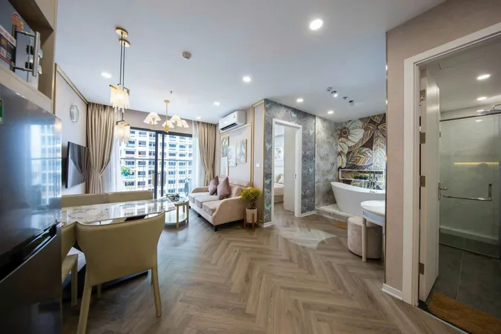 Bán căn hộ chung cư vinhomes smart city phân khu imperia tòa i4 44m 1pn+ full đồ view hồ
