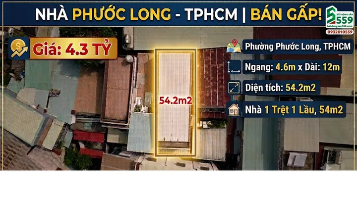 Bán nhà tại 33/6A, Khu Phố 3, Phường Phước Long A, Quận 9 (Phường Phước Long, TPHCM)
